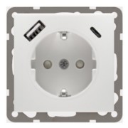 Steckdose mit USB Ladegerät rws D 6511.02 SI CA 