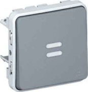 Aus-Wechselschalter gr AP, 10A,250V, IP55 Legrand 069512 