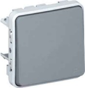 Taster 1p. gr Schließer AP, 10A, IP55 Legrand 069540 