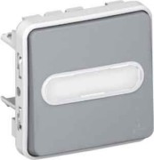 Taster 1p. gr Schließer AP, 10A, IP55 Legrand 069543 