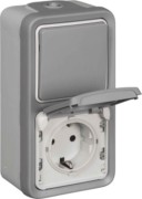 Kombination gr Steckd.+We.schalter Legrand 069746 