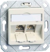 Anschlussdose C6Amodul Upk 2Port 270 Upk,rws TN C6Amod-2UPk-270rw 