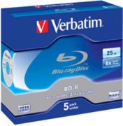 Verbatim BD-R 25GB/1-6x,Jewelcase 43715 (VE5) 