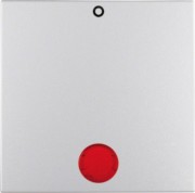 Wippe alu matt mit roter Linse 16241404 