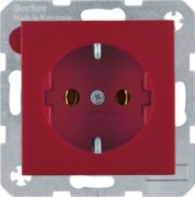 Schuko-Steckdose rt 1-fach 47431912 