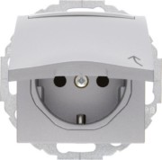 Schuko-Steckd.alu 47461404 