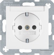 Schuko-Steckdose pws + Beschriftungsfeld 47491909 