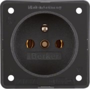 Steckdose sw mit Erdungsstift 9619505 
