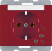 SCHUKO-Steckdose rt m.Überp.-schutz 41527115 