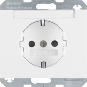 SCHUKO-Steckdose pws m.Beschriftungsfeld 47387009 