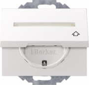SCHUKO-Steckdose pws m.Klappdeckel 47487109 