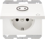 SCHUKO-Steckdose pws m.Klappdeckel 47867109 