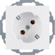 SCHUKO-Steckdose pws/gl 45Grad 47278989 