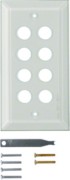 Abdeckrahmen 8f. klar Glas 1388 