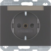 SCHUKO-Steckdose mit Beschriftungsf. 47387006 