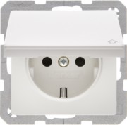SCHUKO-Steckdose m.Klappdeckel 47516089 