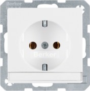 SCHUKO-Steckdose pws/samt mit Beschr.-feld 47506089 