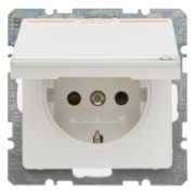 Steckdose SCHUKO deckel und Beschrift 47526049 