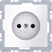 Steckdose o.Schutzkontakt kt Berker Q.1 polarw 6167036089 