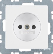 Steckdose o.Schutzkontakt kt Berker Q.1 polarw 6167336089 