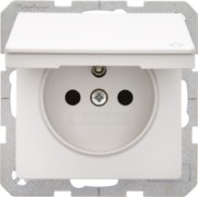 Steckdose m.Schutzkontakt u.Klappdeckel 6765836089 