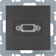 Steckdose VGA anthrazit matt 3315401606 