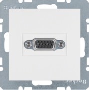 Steckdose VGA polarweiß glänzend 3315408989 