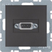 Steckdose VGA m.Klemmen, anthrazit 3315411606 
