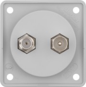 Antennen Verbinderdose gr/matt, TV/SAT 845632506 