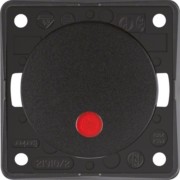 Kontroll-Wippschalter sw/gl, roter Linse 937522510 