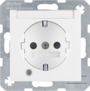 SCHUKO-Steckdose pws matt Kontroll-LED 41101909 
