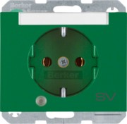 SCHUKO-Steckdose gn/gl Kontroll-LED 41107113 