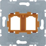 Tragplatte 2fach or f.Modular Jacks 454109 
