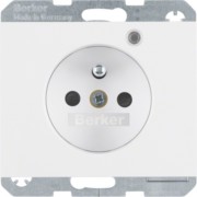 Steckdose Glas pws/gl Kontroll-LED 6765097009 