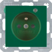 Steckdose gn/gl Kontroll-LED 6765098913 