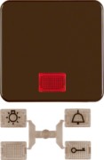 Wippe br/gl m.Linsen, WG UP IP44 155311 