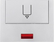 Hotelcard-Schaltaufsatz Alu, rt Linse 16417103 