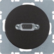 VGA Steckdose sw/gl m.Schraubliftklemmen 3315412045 