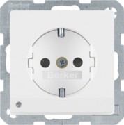 SCHUKO-Steckdose pows/sa LED-Orientierg-licht 41096089 