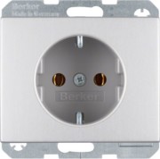 SCHUKO-Steckdose Alu 41157003 
