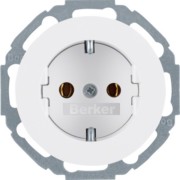 Steckdose SCHUKO 45 Grad polarweiß glänzend 47272089 