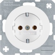 SCHUKO-Steckdose pows/gl 47432089 