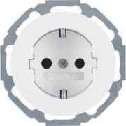 SCHUKO-Steckdose pows/gl 47552089 