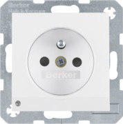 Steckdose pows/gl m.Schutzkontaktstift 6765108989 