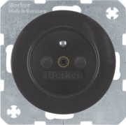 Steckdose sw/gl m.Schutzkontaktstift 6768762045 