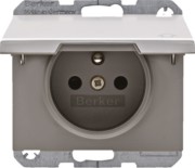 Steckdose Alu Schutzk./Klappdeckel 6768777103 
