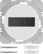 KNX-Funk Wandsender 1fach polarweiß glänze 85655139 