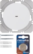 KNX-Funk Wandsender 1fach polarweiß glänzend 85655239 