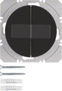 KNX-Funk Wandsender 2fach schwarz glänzend 85656131 