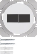 KNX-Funk Wandsender 2fach polarweiß glänzend 85656139 